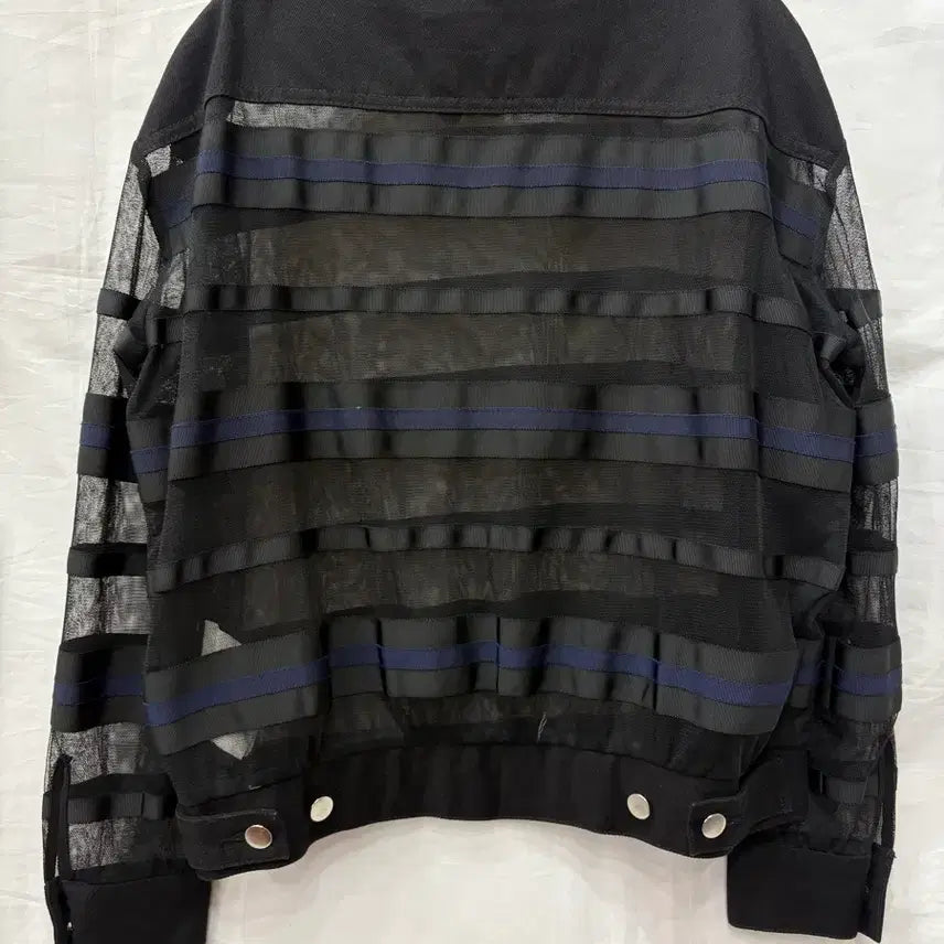 [BUNJANG] Sacai Black Mesh Blouse / 사카이 블랙 메쉬 블라우스 2/66사이즈(정품)