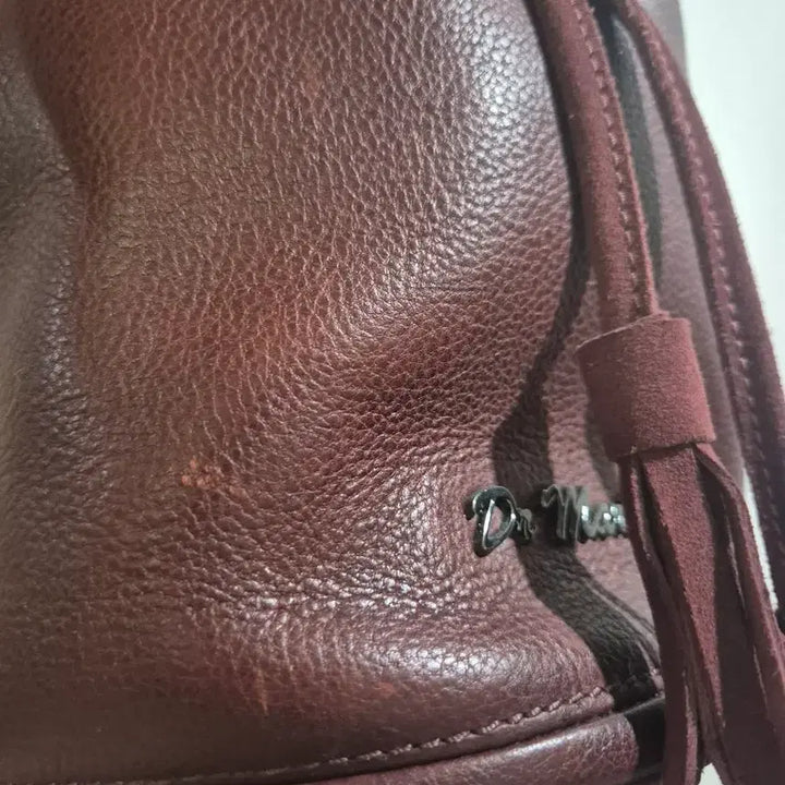 [BUNJANG] Dr. Martens Bucket Bag Leather Shoulder Bag / 닥터마틴 버킷백 가죽 숄더백 버건디