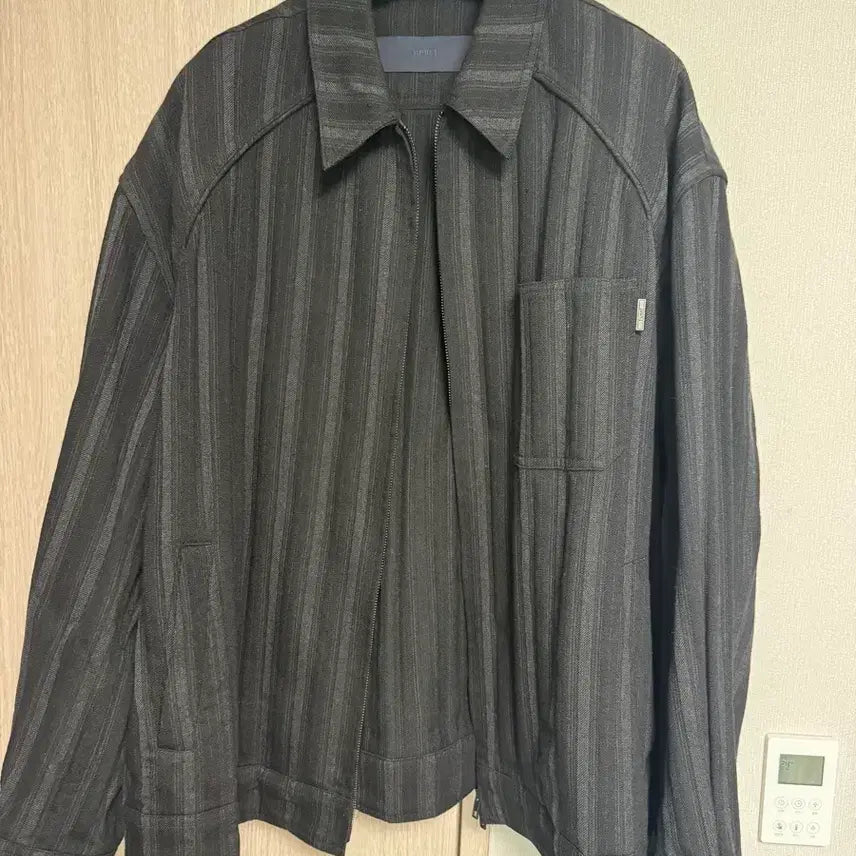 [SOLD OUT] 준지 25fw 스트라이프집업 블루종 50
