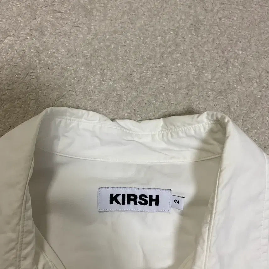 [SOLD OUT] 키르시 체리 자수 셔츠 화이트 오버핏 2