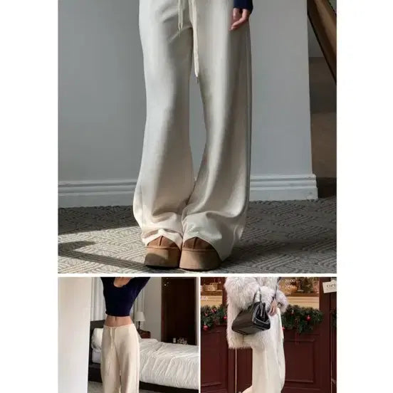 [SOLD OUT] Dowesee 두위씨 플로우 팬츠 아이보리 오리지널 m