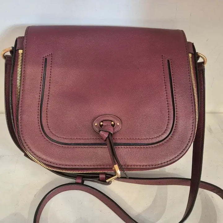 [BUNJANG] Beanpole Leather Crossbody Bag / 빈폴
