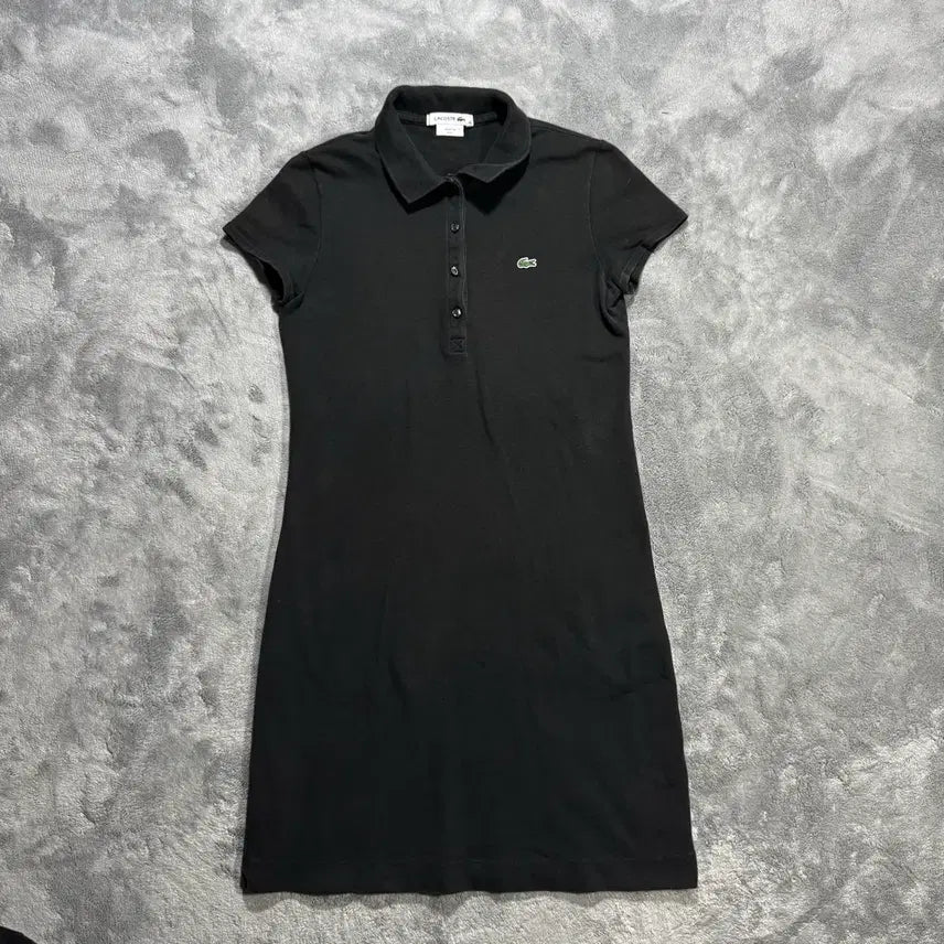 [BUNJANG] Lacoste Black Pique Dress / 라코스테 블랙 피케 원피스