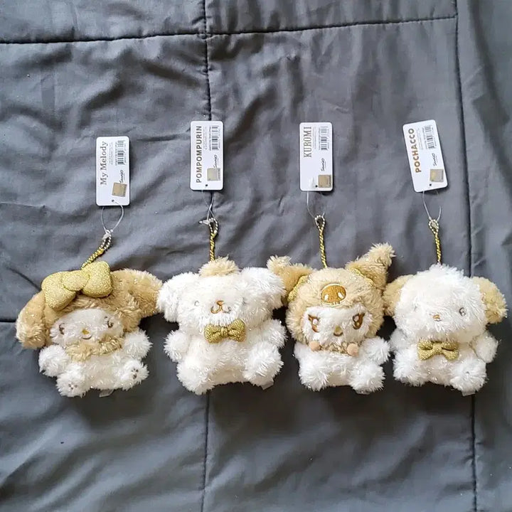 [BUNJANG] Sanrio Pompompurin My Melody Doll Keyring / 미사용)산리오  마이멜로디, 폼폼푸린 ,큐로미,포차코 인형 키링 (개당)