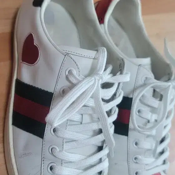 [BUNJANG] GUCCI Ace Heart Sneakers / [정품] 구찌(GUCCI) 에이스 하트 스니커즈 (이태리 메이드)[