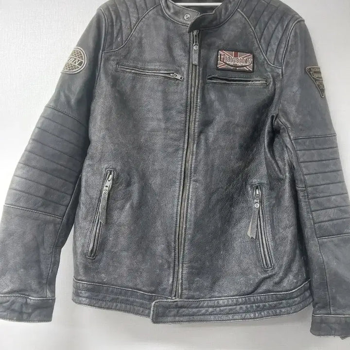 [BUNJANG] Urban Baron Leather Rider Jacket / 어반바론 소가죽 라이더 자켓 100,105
