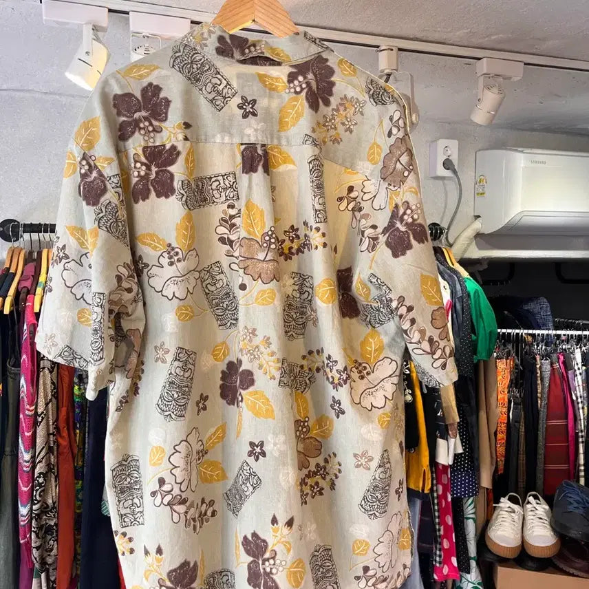 [BUNJANG] HO ALOHA Hawaiian Aloha Pattern Shirt / HO ALOHA 하와이안 알로하 패턴 셔츠 (미국)