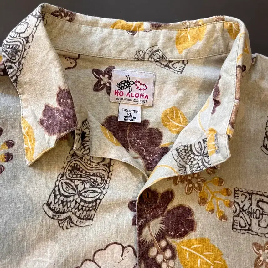 [BUNJANG] HO ALOHA Hawaiian Aloha Pattern Shirt / HO ALOHA 하와이안 알로하 패턴 셔츠 (미국)