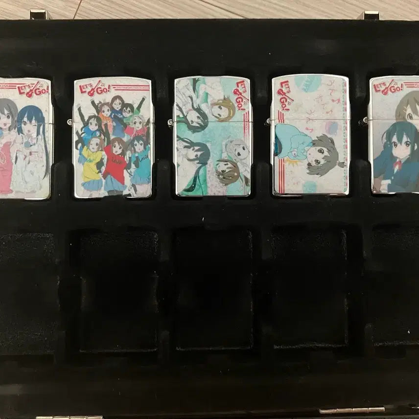 [BUNJANG] K-ON! Lighter Set / (신품)(초레어)케이온 라이터 4점
