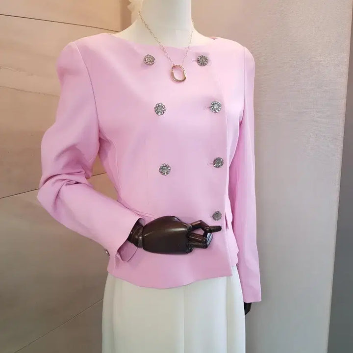 [BUNJANG] Hansome Obze Pink Jacket - New with Tags / 한섬 오브제 핑크 자켓 택새상품 55 날씬66가능 하객룩