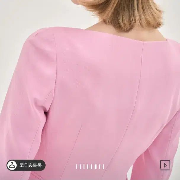[BUNJANG] Hansome Obze Pink Jacket - New with Tags / 한섬 오브제 핑크 자켓 택새상품 55 날씬66가능 하객룩