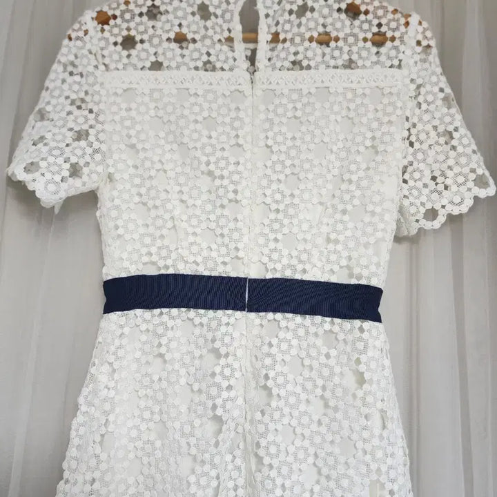 [BUNJANG] Plastic Island White Lace Long Dress / 플라스틱아일랜드 화이트 레이스 원피스