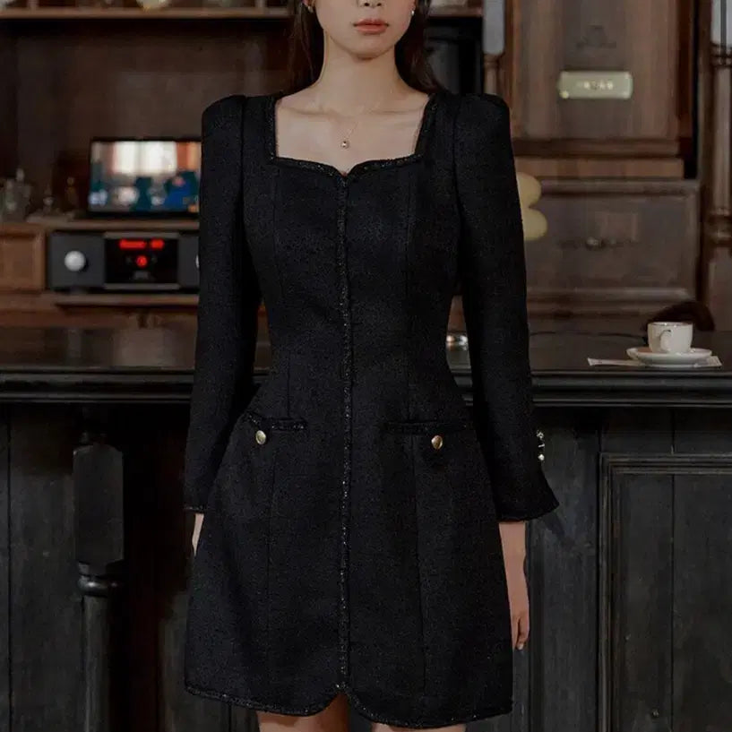 [BUNJANG] Floom From Tweed Dress S Size / (새상품) 플로움 프롬 트위드 드레스 S 사이즈