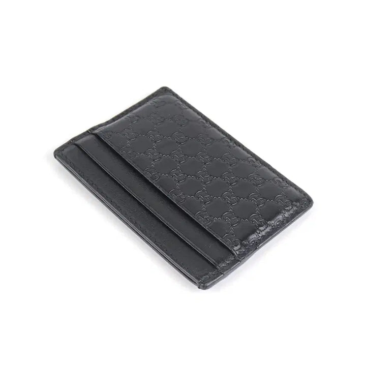 [SOLD OUT] [중고명품다올] 구찌 GG 마이크로시마 레더 카드홀더 262837
