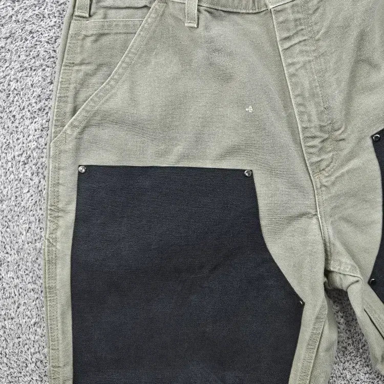 [SOLD OUT] 칼하트 덕캔버스 더블니 워크 쇼츠 반바지 커스텀 ( 36" )/11886