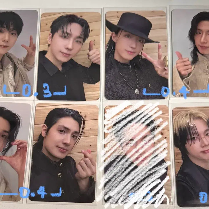 [BUNJANG] Xdinary Heroes Deadend Photocard Set / 엑디즈 데드앤드 네모반 포카 양도