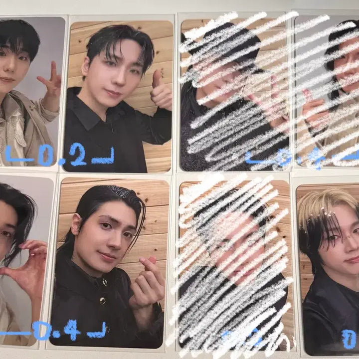 [BUNJANG] Xdinary Heroes Deadend Photocard Set / 엑디즈 데드앤드 네모반 포카 양도