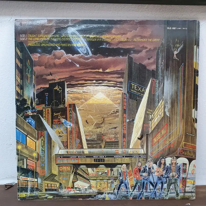 [BUNJANG] Iron Maiden Somewhere In Time LP 1987 Vinyl Record / 아이언 메이든 Somewhere In Time LP 1987 오아시스