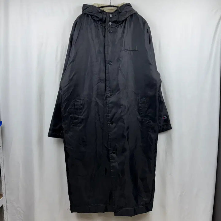 [BUNJANG] Champion Old School Fleece Coat / (L) 챔피온 올드스쿨 백로고 양털 돕바 블랙