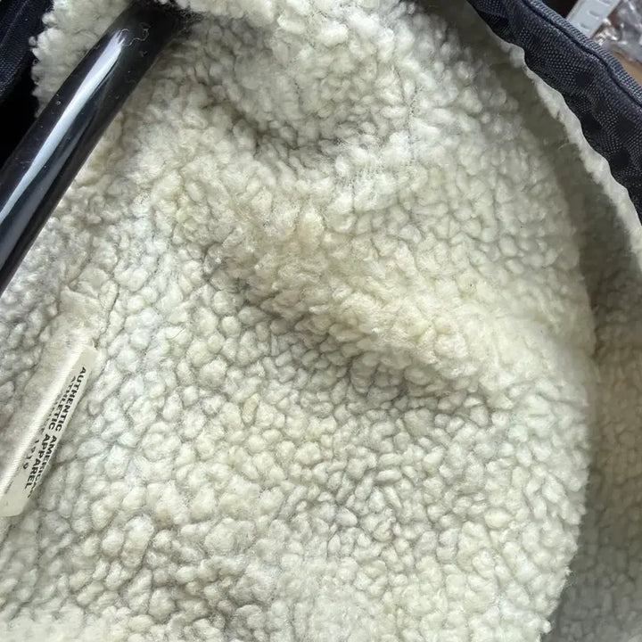 [BUNJANG] Champion Old School Fleece Coat / (L) 챔피온 올드스쿨 백로고 양털 돕바 블랙