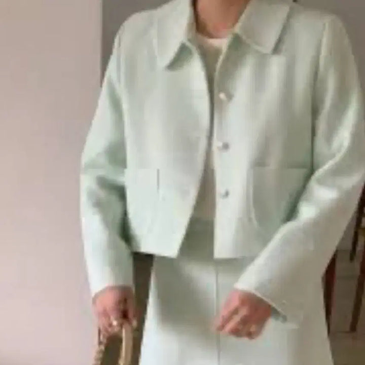 [BUNJANG] MIELLE Cropped Tweed Jacket / MIELLE 미엘 크롭 트위드 자켓