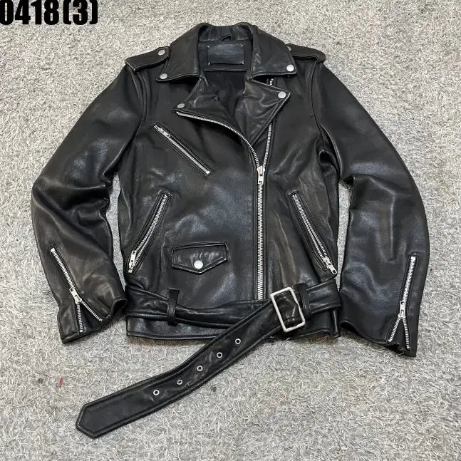 [BUNJANG] Vintage Leather Jacket - Size 85 / 빈티지 레더 자켓 실측 85