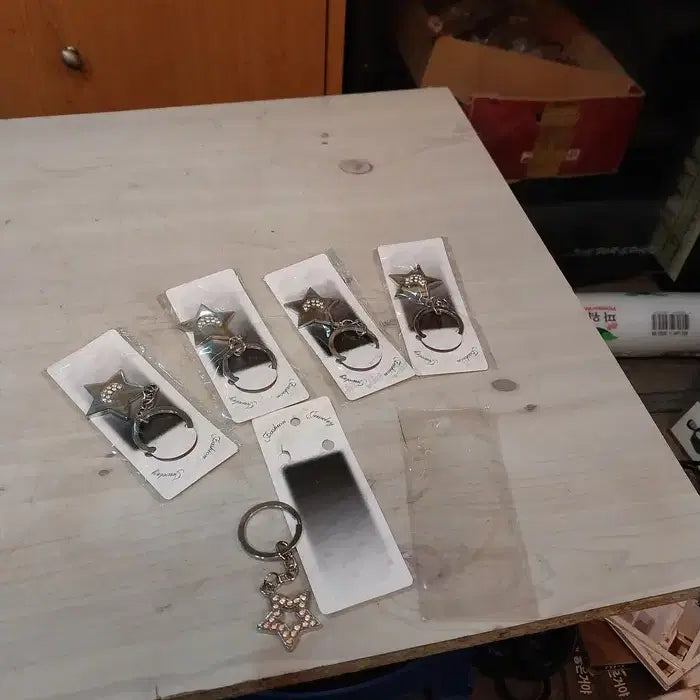 [BUNJANG] Unused Fashion Keyring Bundle Set / 미사용 패션 키링 5개 일괄