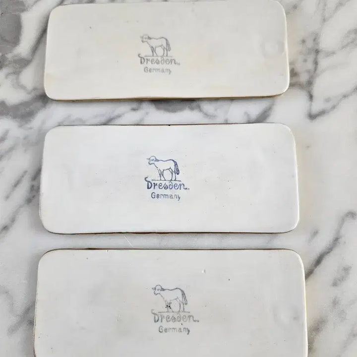 [BUNJANG] German Dresden Name Tag Set / 앤틱 독일 드레스덴 네임태그