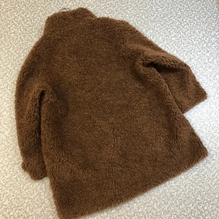 [BUNJANG] Dia Luce Australian Wool Coat - Brown / 디아루체 25년 호주산 리얼 양모100% 코트 뽀글 양털 브라운 66