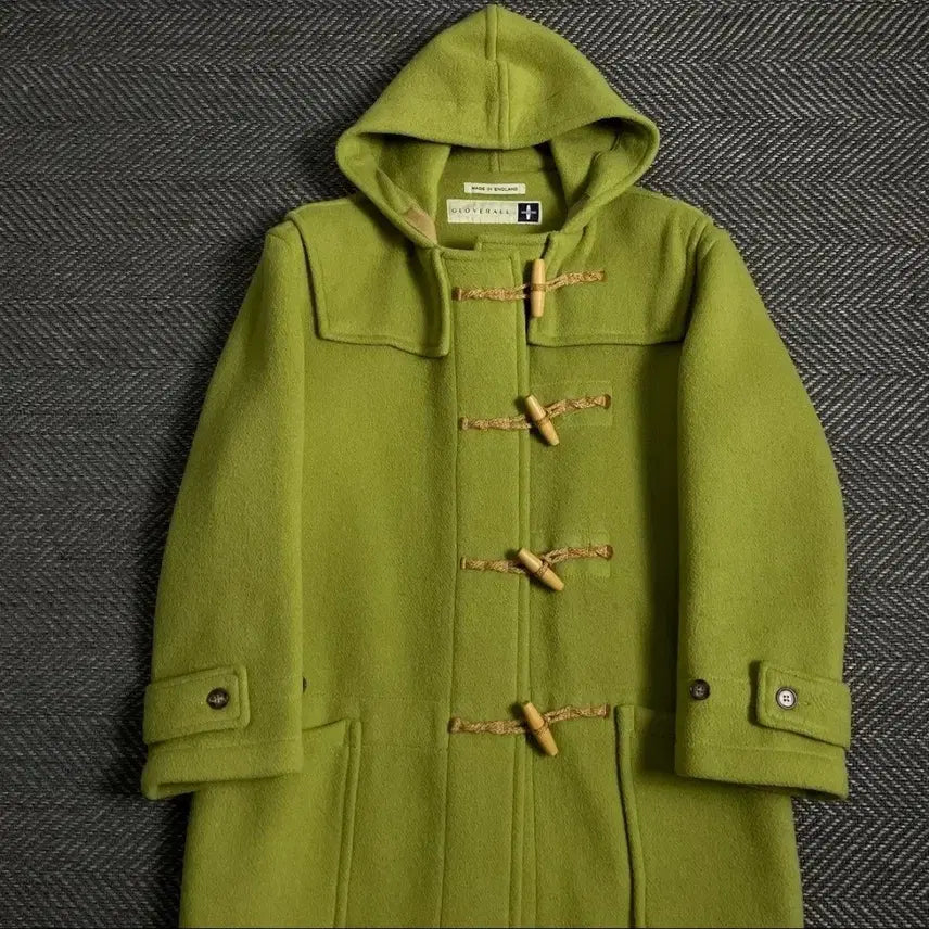 [BUNJANG] Gloverall Minimalist Wool Long Coat / Gloverall 미니멀 더플 울 롱 코트
