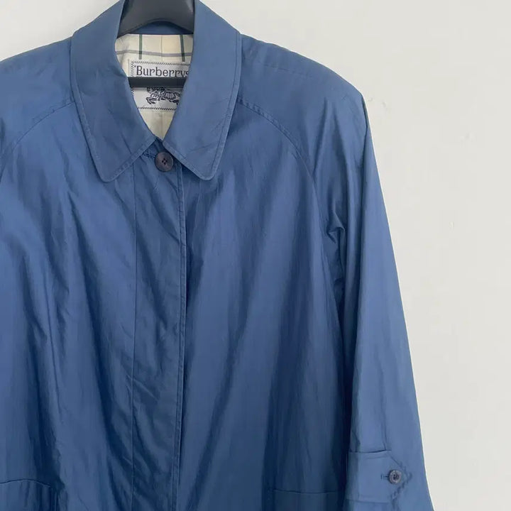 [BUNJANG] Burberry Blue Single Trench Coat / 버버리 블루 싱글 트렌치 코트