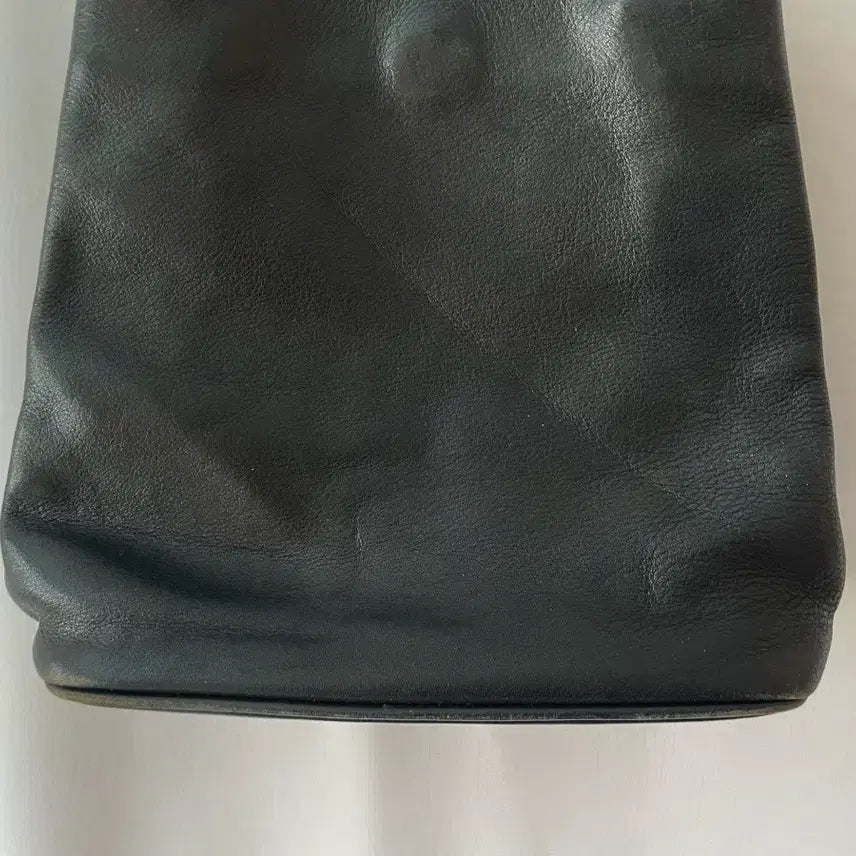 [BUNJANG] Natural Leather Tote and Shoulder Bag / 천연소가죽 토트 겸 숄더백