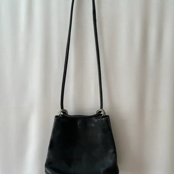 [BUNJANG] Natural Leather Tote and Shoulder Bag / 천연소가죽 토트 겸 숄더백