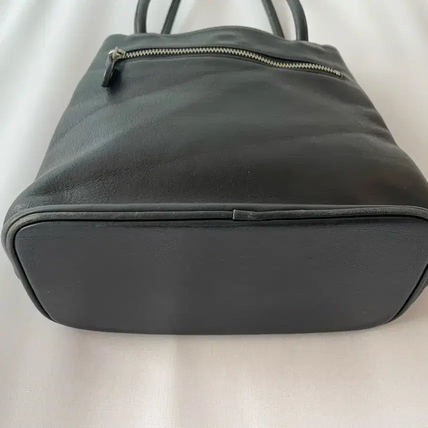 [BUNJANG] Natural Leather Tote and Shoulder Bag / 천연소가죽 토트 겸 숄더백