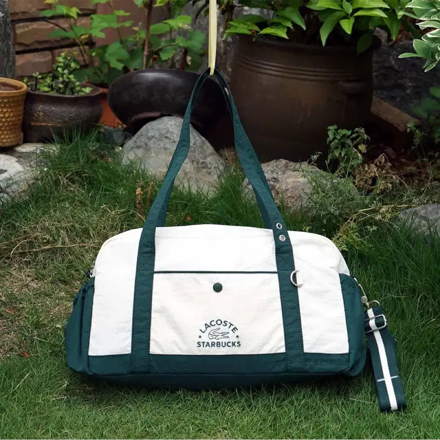 [BUNJANG] Lacoste x Starbucks Frequency Green Bag / 이제 여름인데 안사 ? 라코스테 스타벅스 프리퀀시 그린 가방 2개 판매