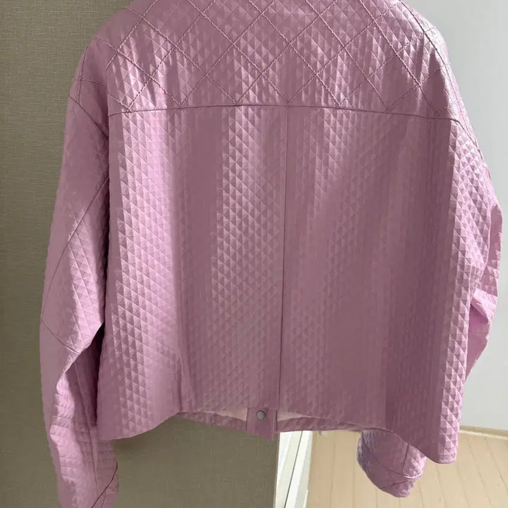 [SOLD OUT] 한섬 타임 퀼팅 레더자켓