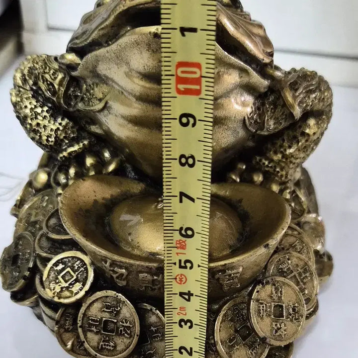 [SOLD OUT] 황금 두꺼비 재물 복 조각상 장식