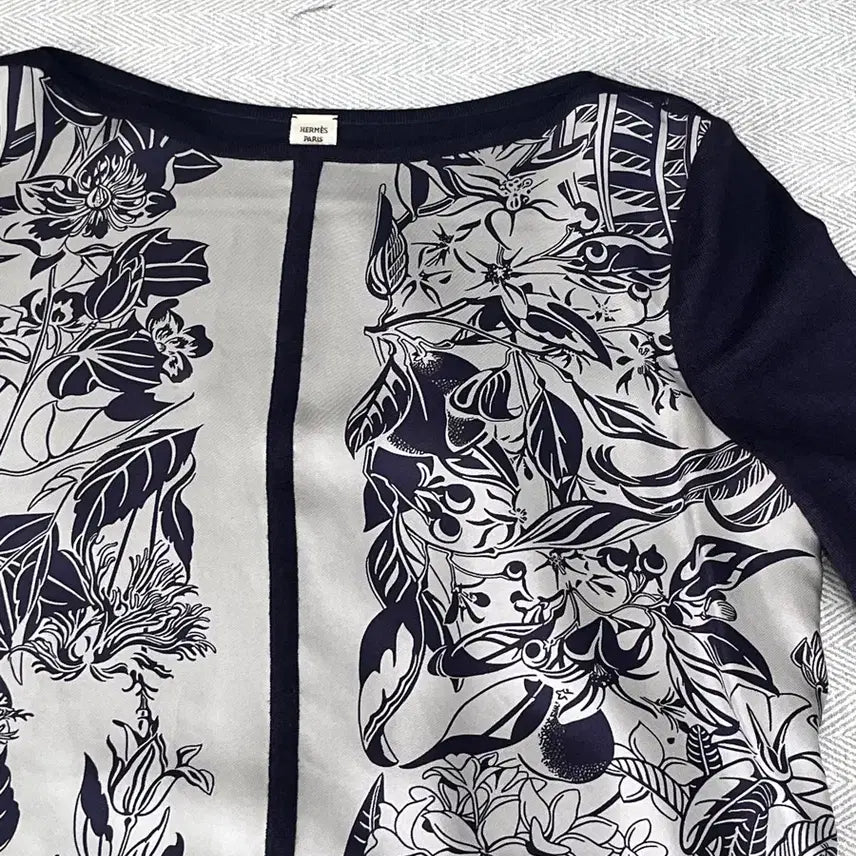 [BUNJANG] Hermes Silk Cashmere Knit Sweater / 에르메스 실크 캐시미어 니트 여성 38 M