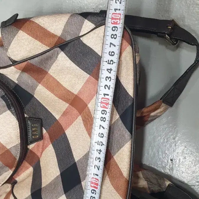 [SOLD OUT] 닥스 체크무늬 백팩 가방