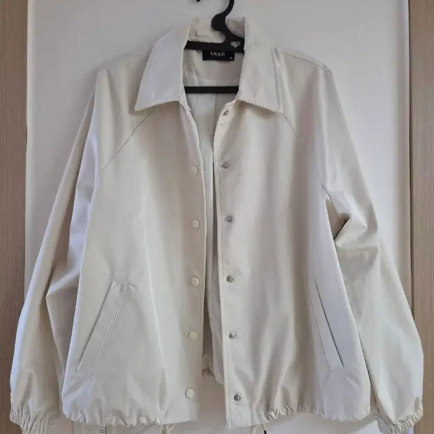 [BUNJANG] CIDER Ivory Coach Jacket - M Size / CIDER 아이보리 코치자켓 M