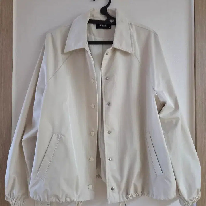 [BUNJANG] CIDER Ivory Coach Jacket - M Size / CIDER 아이보리 코치자켓 M