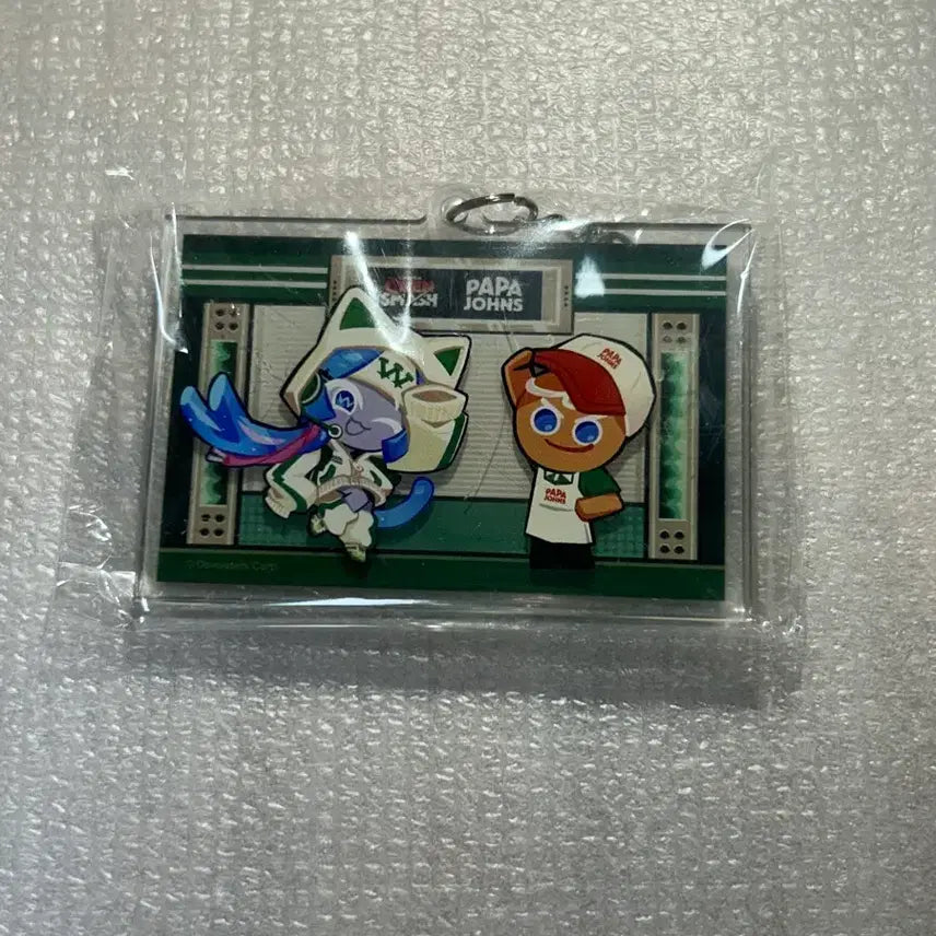 [BUNJANG] Papa Johns Cookie Run Miya Keyring / 파파존스X쿠키런 키링 미야