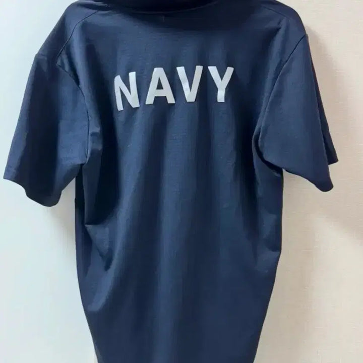 [BUNJANG] Navy Collar T-Shirt / 해군 카라티