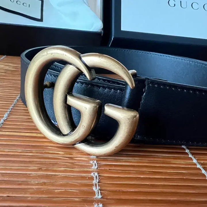 [SOLD OUT] 구찌 GG마몽 벨트 블랙 + 풀박스