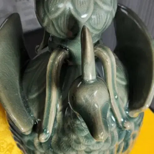 [BUNJANG] Goryeo Celadon Phoenix-Shaped Ewer Porcelain Antique / 고려청자 봉황형 주자 도자기 골동품 고려 청자 수집품 고미술품 주전자