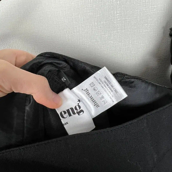 [BUNJANG] RaDen Black Bootcut Suspender Pants / 부츠컷 국내제작 멜빵 바지 블랙 여F/라덴