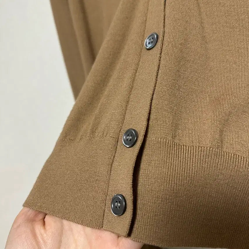 [SOLD OUT] 띠어리 실켓 울 카멜 가디건