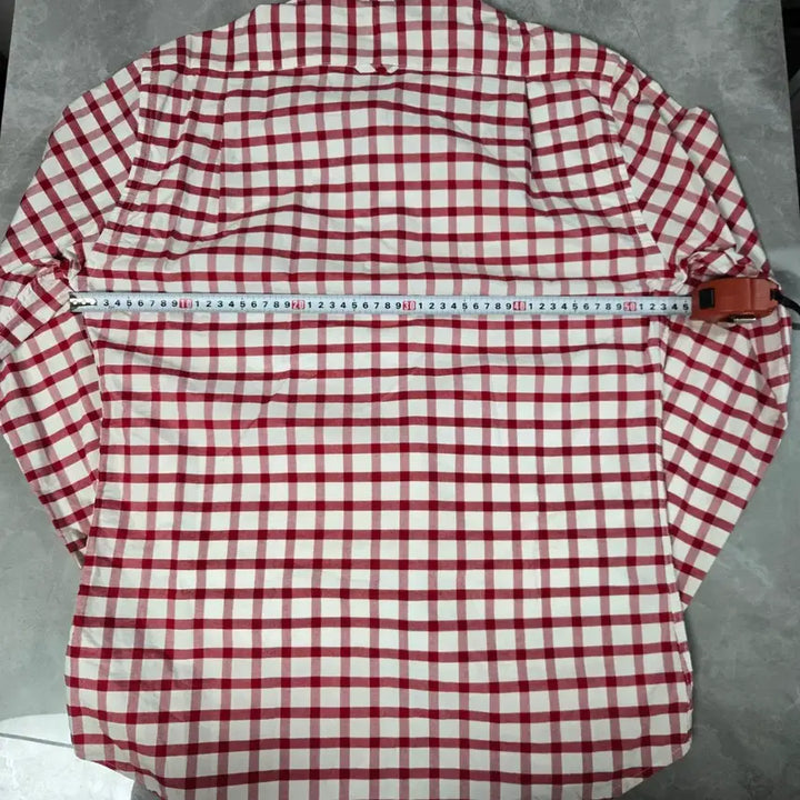 [SOLD OUT] 톰브라운 레드 체크 셔츠