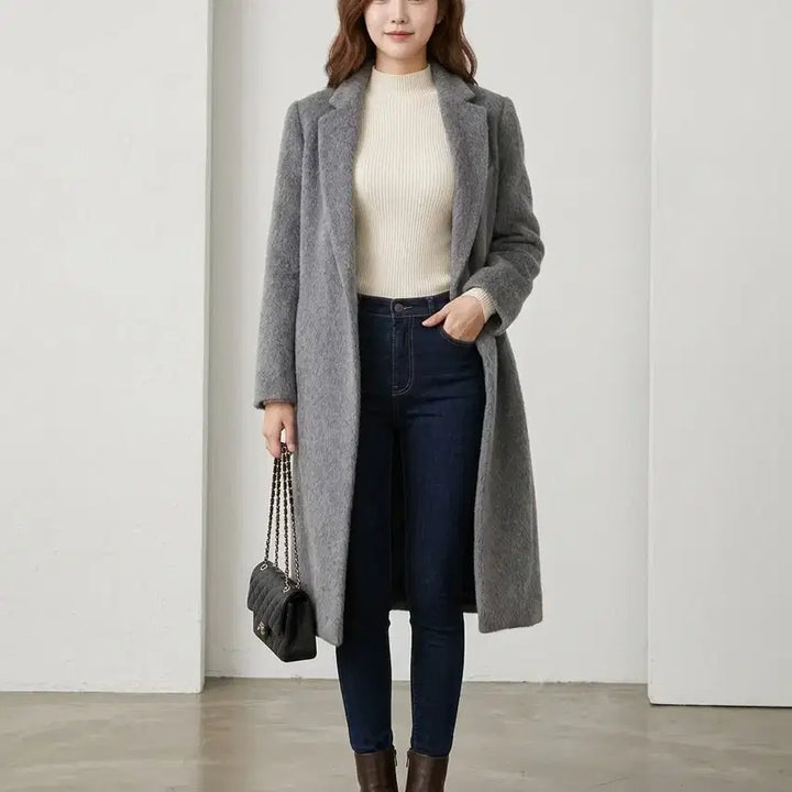 [BUNJANG] MOJO.S.PHINE Suri Alpaca Blend Half/Long Coat / 모조에스핀(MOJO.S.PHINE) 수리 알파카 혼방 하프/롱 코트