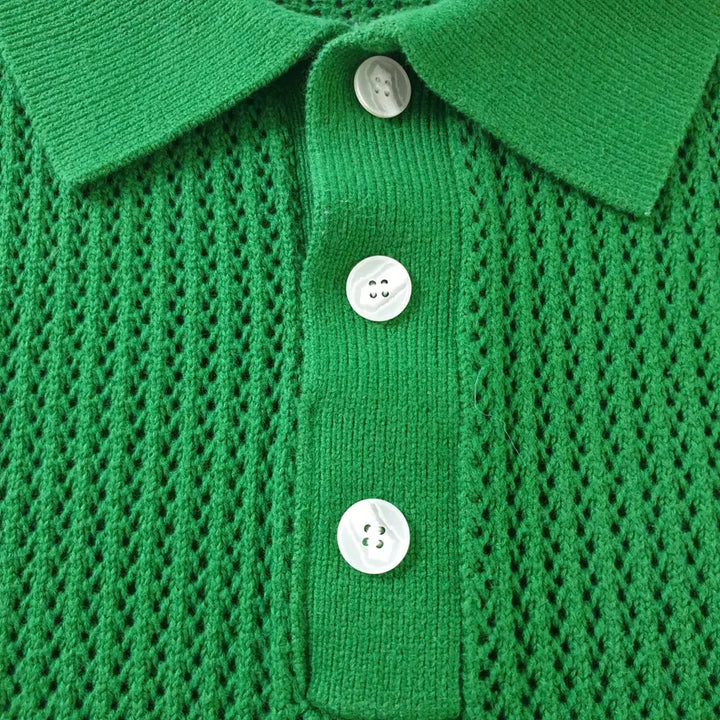 [BUNJANG] UMO APPAREL Knit Polo Shirt / [무료배송] minav 반팔 니트 폴로